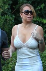 MARIAH CAREY at a Private Dinner in St Tropez 07/19/2016