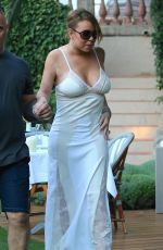 MARIAH CAREY at a Private Dinner in St Tropez 07/19/2016