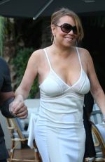MARIAH CAREY at a Private Dinner in St Tropez 07/19/2016