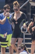 MARIAH CAREY at Arctic P Yacht in Capri 07/05/2016