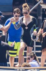 MARIAH CAREY at Arctic P Yacht in Capri 07/05/2016