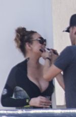 MARIAH CAREY at Arctic P Yacht in Capri 07/05/2016