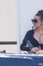 MARIAH CAREY at Arctic P Yacht in Capri 07/05/2016