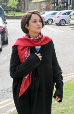 MARION COTILLARD on the Set of Assassins Creed in Ely 07/26/2016