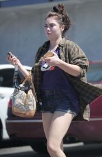 MCKAYLA MARONEY Leaves Acupuncture Clinic in Los Angeles 07/15/2016