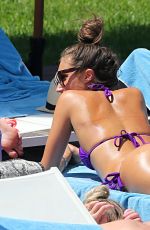 MEGAN MCKENNA and DANIELLE ARMSTRONG in Bikinis at a Pool in Mallorca 07/03/2016