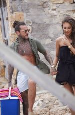 MEGAN MCKENNA in Bikini Having a Picnic on the Beach in Ibiza 06/29/2016