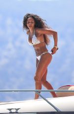 MELANIE BROWN in Bikini at a Boat in Ibiza 06/30/2016