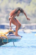 MELANIE BROWN in Bikini at a Boat in Ibiza 06/30/2016