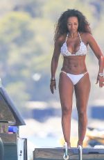 MELANIE BROWN in Bikini at a Boat in Ibiza 06/30/2016