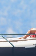 MELANIE BROWN in Bikini at a Boat in Ibiza 06/30/2016