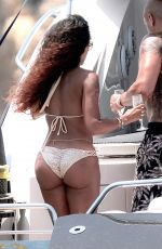 MELANIE BROWN in Bikini at a Yacht in Ibiza 06/28/2016