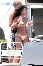 MELANIE BROWN in Bikini at a Yacht in Ibiza 06/28/2016