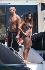 MELANIE BROWN in Bikini at a Yacht in Ibiza 07/03/2016