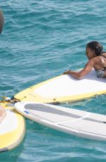 MELANIE BROWN in Bikini Paddleboarding in in Ibiza 07/01/2016