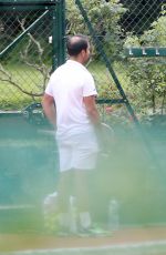 MELANIE SYKES at a Tennis Club in London 07/02/2016