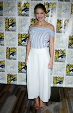 MELISSA BENOIST at Supergirl Press Line at Comic-con in San Diego 07/23/2016