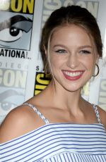 MELISSA BENOIST at Supergirl Press Line at Comic-con in San Diego 07/23/2016