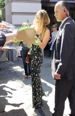 MELISSA BENOIST Outside a Taping of 