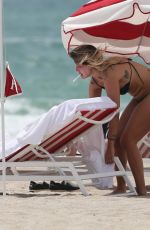 MICAELA TINELLI in Bikini on the Beach in Miami beach 07/15/2016