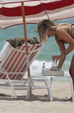 MICAELA TINELLI in Bikini on the Beach in Miami beach 07/15/2016