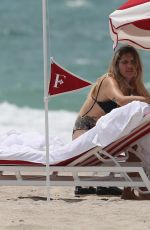 MICAELA TINELLI in Bikini on the Beach in Miami beach 07/15/2016
