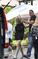 MICHELLE KEEGAN on the Set of New ITV Drama 