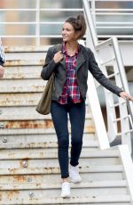 MICHELLE KEEGAN on the Set of 
