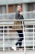 MICHELLE KEEGAN on the Set of 