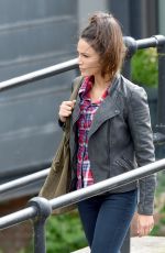 MICHELLE KEEGAN on the Set of 