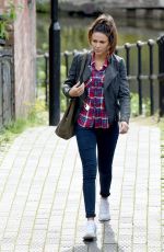 MICHELLE KEEGAN on the Set of 