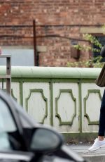 MICHELLE KEEGAN on the Set of 