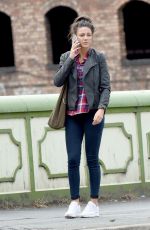 MICHELLE KEEGAN on the Set of 