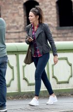 MICHELLE KEEGAN on the Set of 