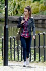MICHELLE KEEGAN on the Set of 