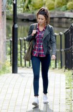 MICHELLE KEEGAN on the Set of 