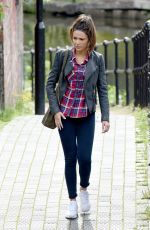 MICHELLE KEEGAN on the Set of 
