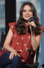 MILA KUNIS at AOL Build Speaker Series in New York 07/20/2016