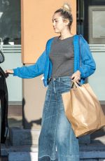 MILEY CYRUS Out for Shopping in Woodland Hills 07/01/2016