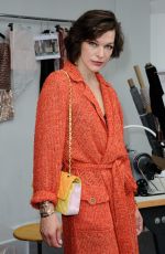 MILLA JOVOVICH at Chanel Haute Couture Fall/Winter 2016/2017 Show in Paris 07/05/2016
