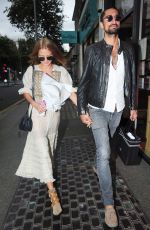 MILLIE MACKINTOSH Arrives at Birthday Dinner at Ivy Garden in Chelsea 07/26/2016