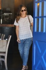 MINKA KELLY at Kings Road Cafe in West Hollywood 07/06/2016