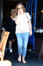 MINKA KELLY at Kings Road Cafe in West Hollywood 07/06/2016