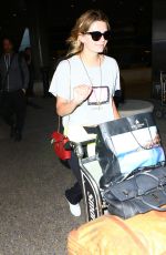 MISCHA BARTON at Los Angeles International Airport 07/16/2016