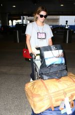 MISCHA BARTON at Los Angeles International Airport 07/16/2016