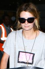 MISCHA BARTON at Los Angeles International Airport 07/16/2016