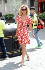 MYLEENE KLASS Arrives at Global Radio Studios in London 07/25/2016