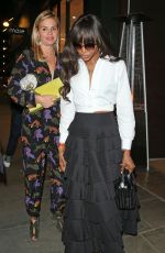 NAOMI CAMPBELL Leaves Ours Restaurant in Knighsbridge 07/06/2016