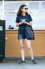NATALIE PORTMAN Out and About in Hollywood 07/25/2016