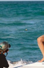 NATALIE ROSER in Bikini at a Photoshoot in Miami 09/17/2016